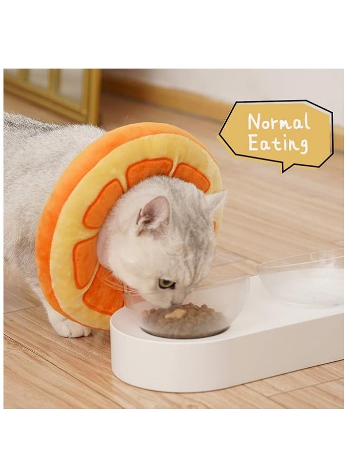 طوق قطط قابل للتعديل - طوق دونات لطيف بعد الجراحة - يساعد القطط الصغيرة على التعافي ويمنعها من لعق الجروح. - Image 3